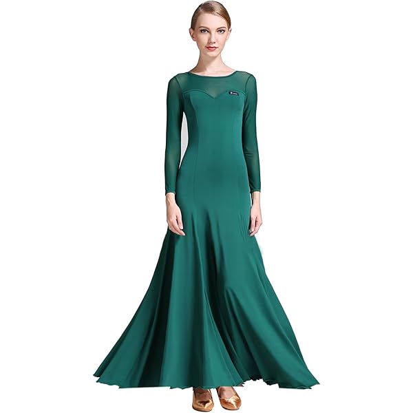 Amazon.com: ZX Ballroom Dance Dresses for Women Fringed Lace